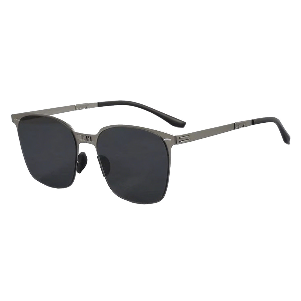 Occhiali da sole unisex leggeri pieghevoli a cornice piena