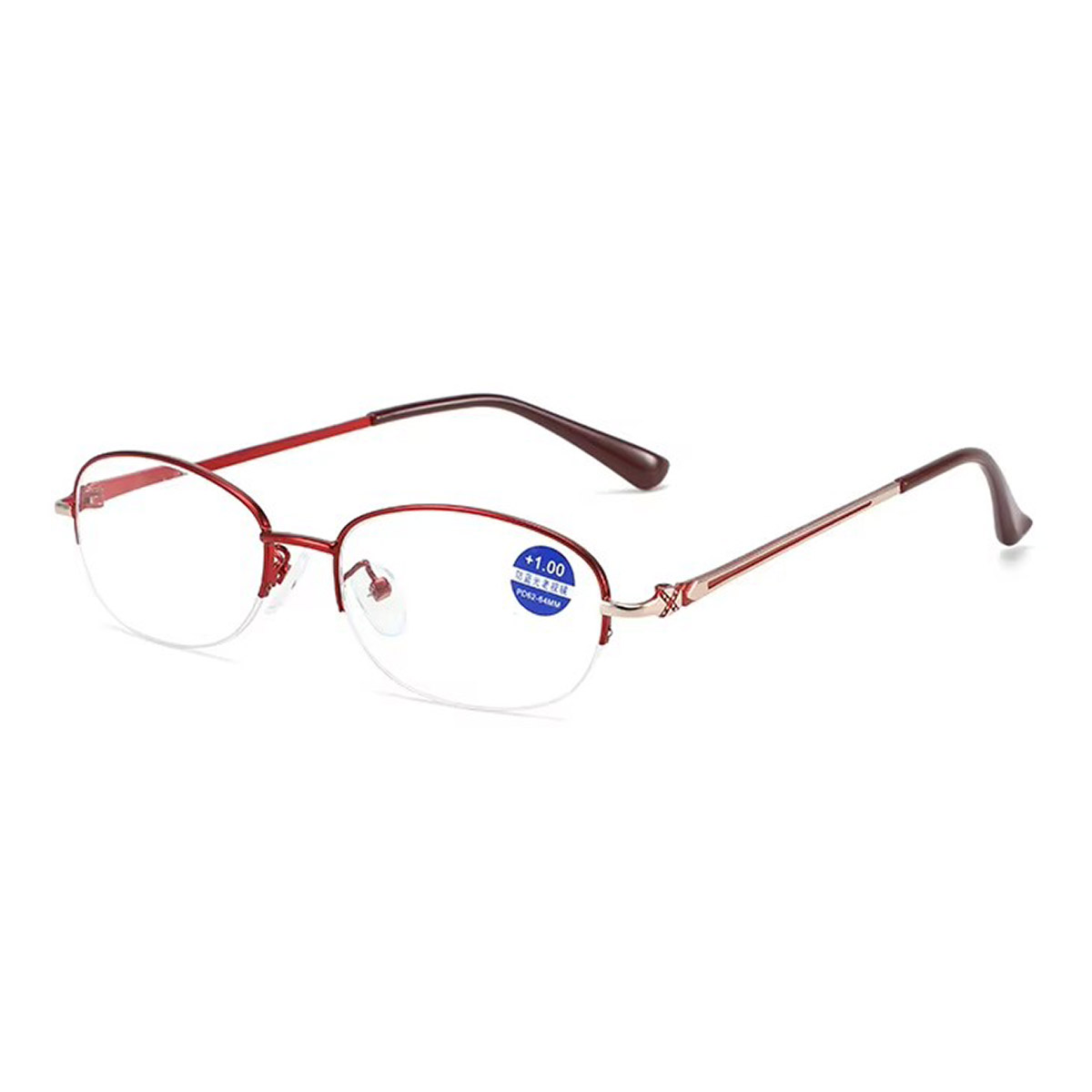 Metal-frame Metal Elegant Women's Progressive Multi-Focal Living occhiali
