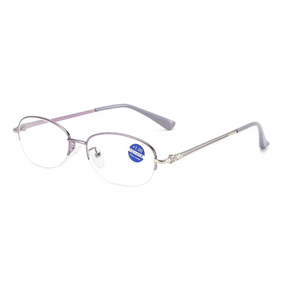 Metal-frame Metal Elegant Women's Progressive Multi-Focal Living occhiali