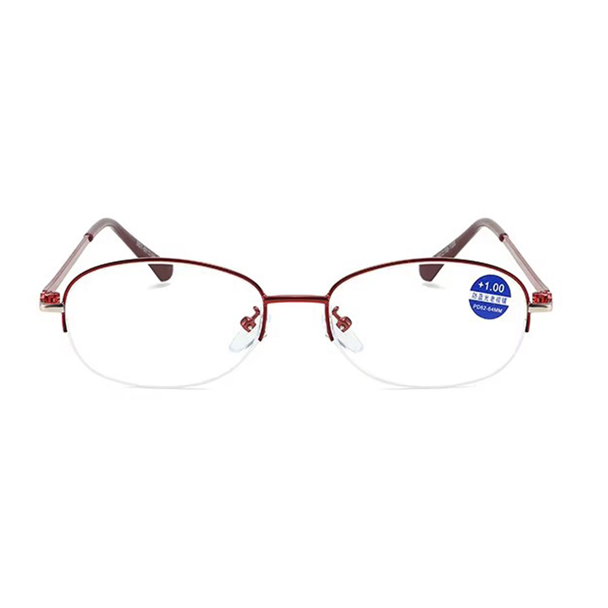 Metal-frame Metal Elegant Women's Progressive Multi-Focal Living occhiali