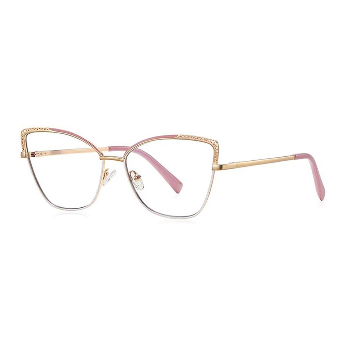 Occhiali da lettura metallica cat-eye femminile