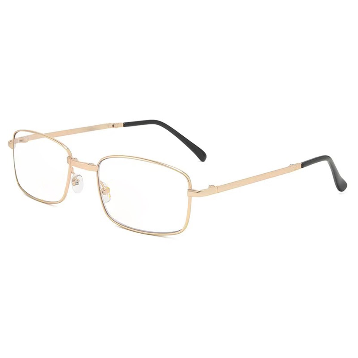 Full-frame Ultra-Light Titanium Retro maschile Uv400 Reading occhiali
