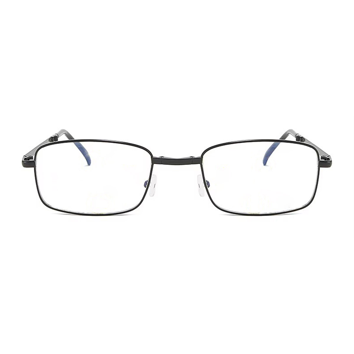 Full-frame Ultra-Light Titanium Retro maschile Uv400 Reading occhiali