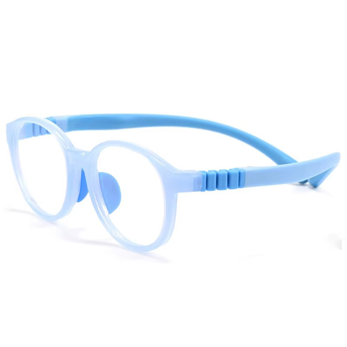 Occhiali ottici di silicone rotondo non slip per bambini
