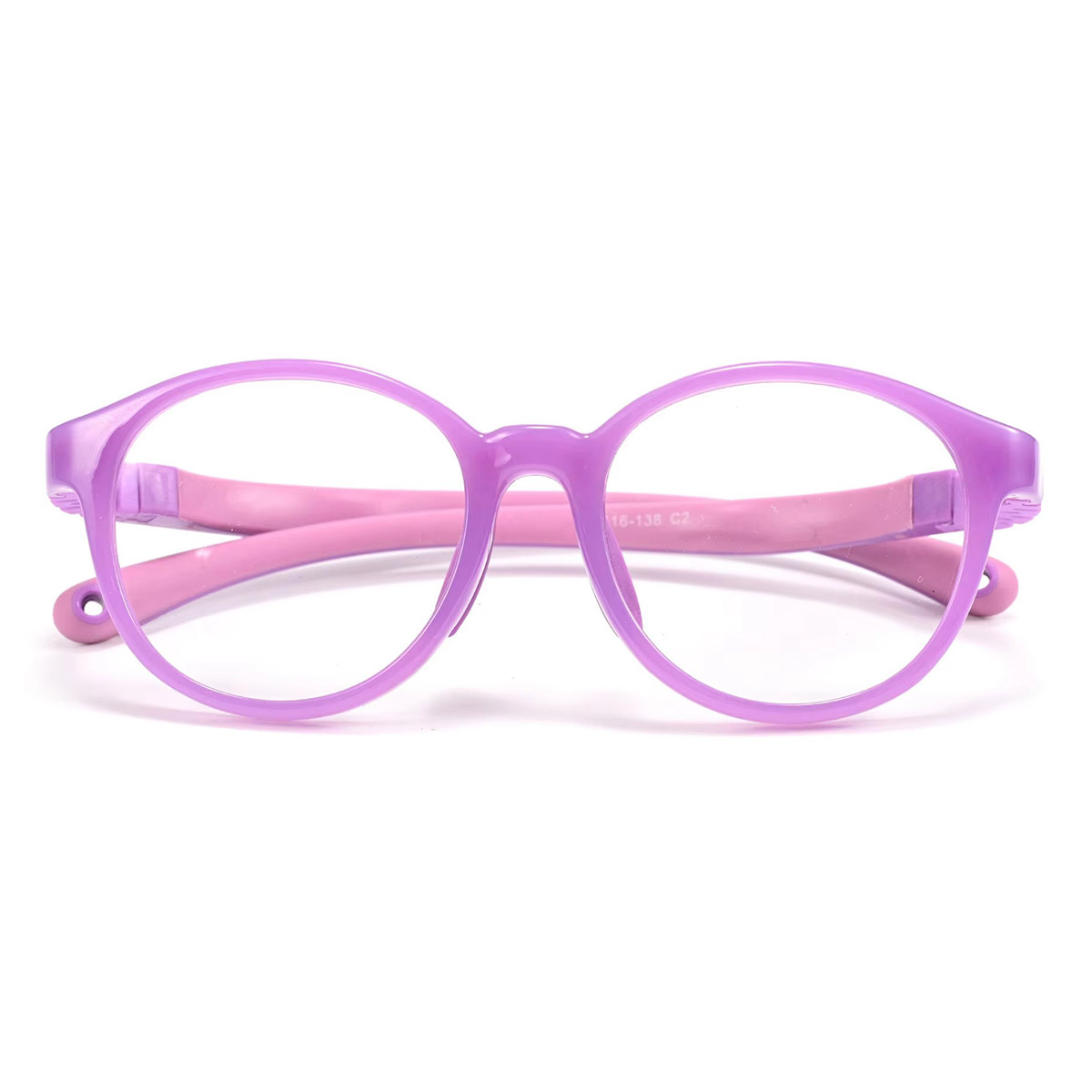 Occhiali ottici di silicone rotondo non slip per bambini